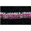 Image 2 : 6 Ct Ruby Sterling Silver Bracelet CRV $1900