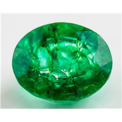 12.80 ct Natural Green Emerald w/ GGL Certificate