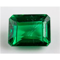 5.4 Ct Green Emerald With Certificate