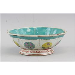 19th C. Chinese Porcelain Lobed Bowl