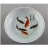 Image 1 : Porcelain Fish Plate signed DENG BISHAN 1874-1930