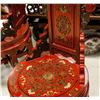 Image 14 : 19/20th Century Chinese Red Lacquer Furniture Set