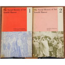 Four-Set Book Volume "Social History of Art"