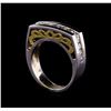 Image 4 : 1.08 ctw Diamond Ring - 14KT Two Tone Gold