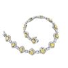 18k Two Tone Gold 8.66CTW Diamond Bracelet, (VS1-SI1/SI1/VS1-VS2/G-H/G /Fancy Ye