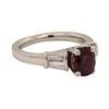 Image 1 : 2.50 ctw Ruby and Diamond Ring - Platinum