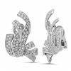 Image 1 : 18k Gold 1.8CTW Diamond Earrings, (SI1-SI2/G-H)