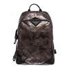 Image 1 : MCM Gunmetal Gray Leather Studded Stencil Lion Medium Duke Backpack
