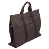Image 3 : Hermes Gray Black Canvas Fourre Tout MM Tote Bag