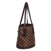 Image 3 : Louis Vuitton Damier Ebene Canvas Leather Bucket Marais PM Bag