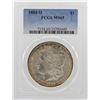 Image 1 : 1884-O $1 Morgan Silver Dollar Coin PCGS MS65