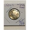 Image 1 : 1924 D Silver Mercury Dime Nice Early US Coin
