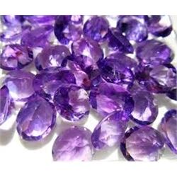 Bag of 5 PURPLE AMETHYST GEMSTONES that came out of Safe Box Assorted Carat Weights GEM Quality