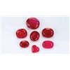 Image 1 : Bag of 3 Beautiful RED RUBIES GEMSTONES that came out of Safe Box Assorted Carat Weights GEM Quality