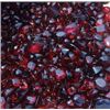 Image 1 : Bag of 5 BLOOD RED GARNET GEMSTONES that came out of Safe Box Assorted Carat Weights GEM Quality