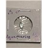 Image 2 : .50 Carat AQUAMARINE Marquese Cut Tested Natural