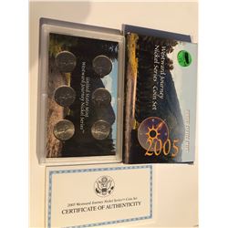 2005 Westward Journey Nickel Series Coin Set in Original Package