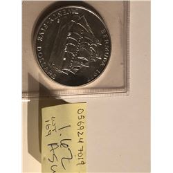 1977 Bermuda Silver Twenty Five Dollars Huge Coin