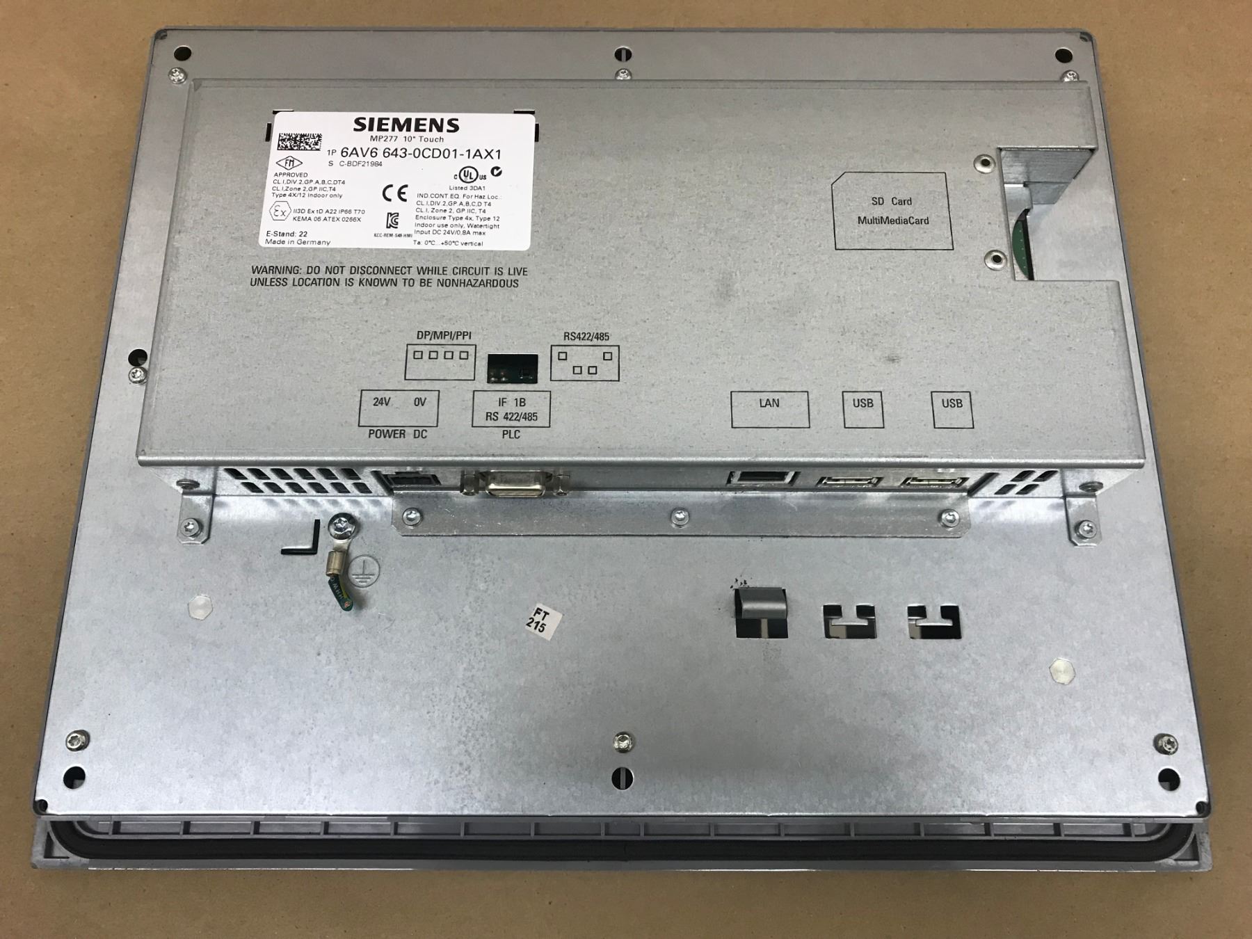 SIEMENS HMI , 6AV6 643-0CD01-1AX1, 10 Inch, Single Phase at ₹ 12000 in SIEMENS HMI , 6AV6 643-0CD01-1AX1, 10 Inch, Single Phase at ₹ 12000 in