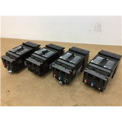 (4) Square D HJ 150 PowerPact Circuit Breakers