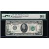 Image 1 : 1928 $20 San Francisco Federal Reserve Note PMG 64EPQ