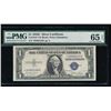 Image 1 : 1935E $1 Silver Certificate Star Note PMG 65EPQ