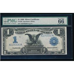 1899 $1 Black Eagle Silver Certificate PMG 66