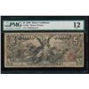 Image 1 : 1896 $5 Silver Certificate PMG 12
