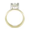 Image 4 : 14KT Yellow Gold 0.92ct Diamond Ring