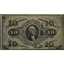 10 Cent Third Issue Fractional Note