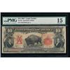Image 1 : 1901 $10 Bison Legal Tender Note PMG 15