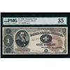 Image 1 : 1890 $1 Treasury Note PMG 35