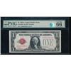 Image 1 : 1928 $1 Legal Tender Note PMG 66