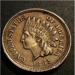 1862 Indian Head Cent