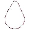 Image 1 : 14KT White Gold 7.05ctw Ruby and Diamond Necklace