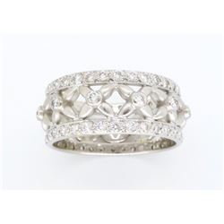 18KT White Gold 1.20ctw Diamond Ring