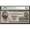Image 1 : 1862 $1 Legal Tender Note PMG 25