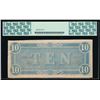 Image 2 : 1864 $10 Confederate States of America Note PCGS 58PPQ