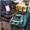 Image 1 : MAIKTA ANGLE DRILL IN CASE AND MASTERCRAFT SPIN SAW KIT NEW W/ BITS