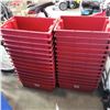 Image 1 : 28 RED PARTS BINS