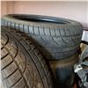 Image 2 : SET OF 4 HANKOOK 205/55 16 WINTER TIRES - 65% TREAD