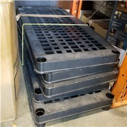 BLACK PLASTIC 5 TIER SHELF