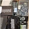 Image 2 : TRAY OF NEW NUTS AND HARDWARE
