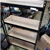 Image 2 : BLACK METAL 6FT SHOP SHELF