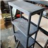 Image 2 : 4-TIER BLACK PLASTIC SHELF