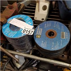 3 10PACKS OF 4-1/2" CUTTING WHEELS AND 27 5" CUTTING DISCS