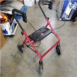 RED FOLDABLE WALKER