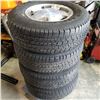 Image 1 : SET OF 4 MICHELIN 245.75 R16 TIRES ON 6 BOLT RIMS