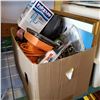 Image 1 : BOX OF TOOLS INCLUDING BLACK AND DECKER SANDER POLISHER