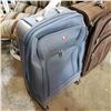 Image 3 : BLUE AND BROWN ROLLING LUGGAGE